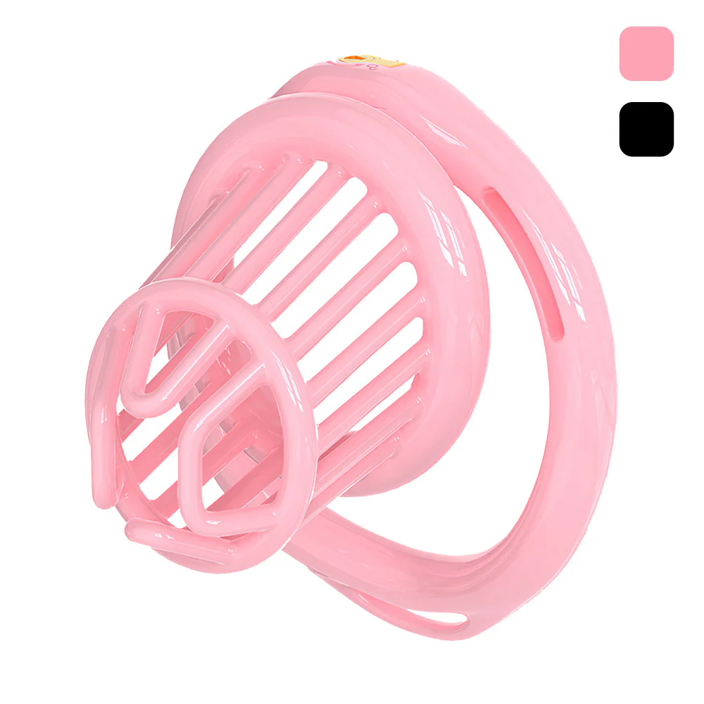 Pink Chastity Cage